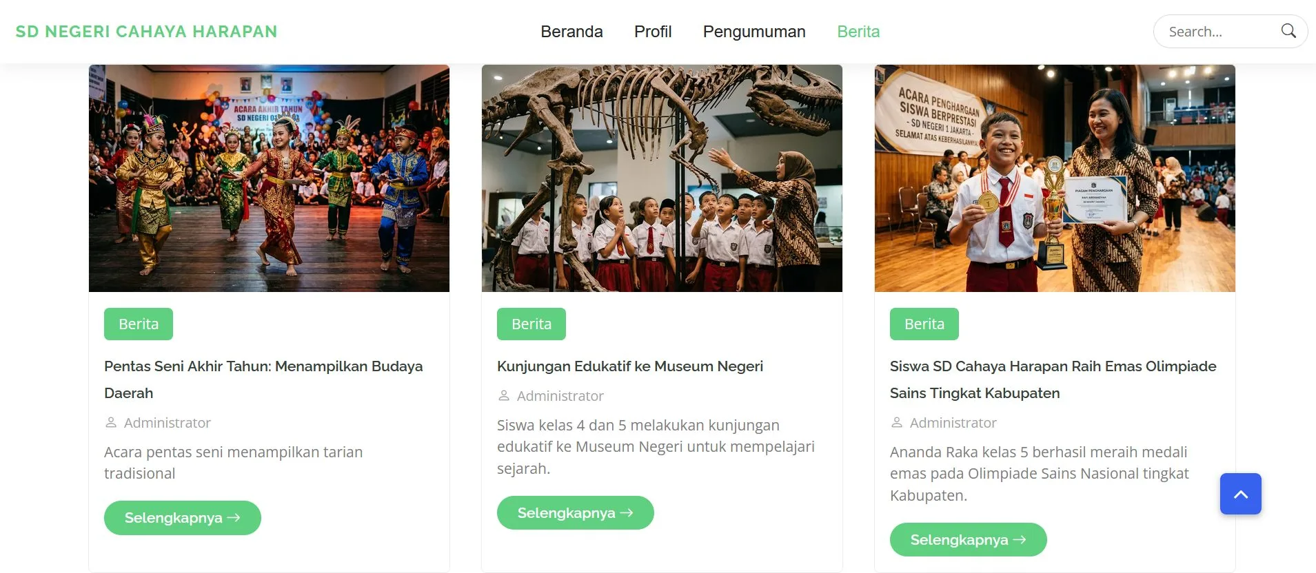 SD Negeri Cahaya Harapan Berita